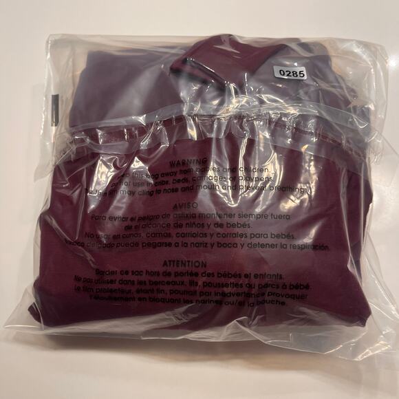 Anthropologie Lilla P Purple Peplum Long Sleeve Midi Dress Small - Picture 6 of 6